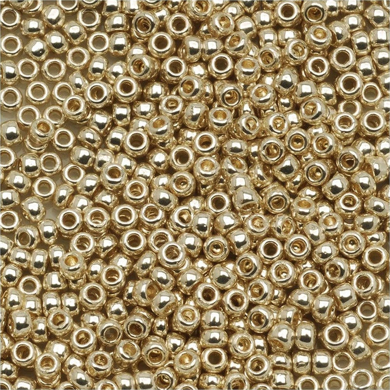 Toho Glass beads, Galvanized Aluminum